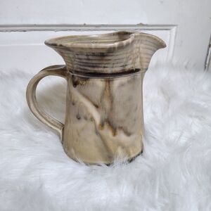 Studio Art Pottery Pitcher GD Stamp